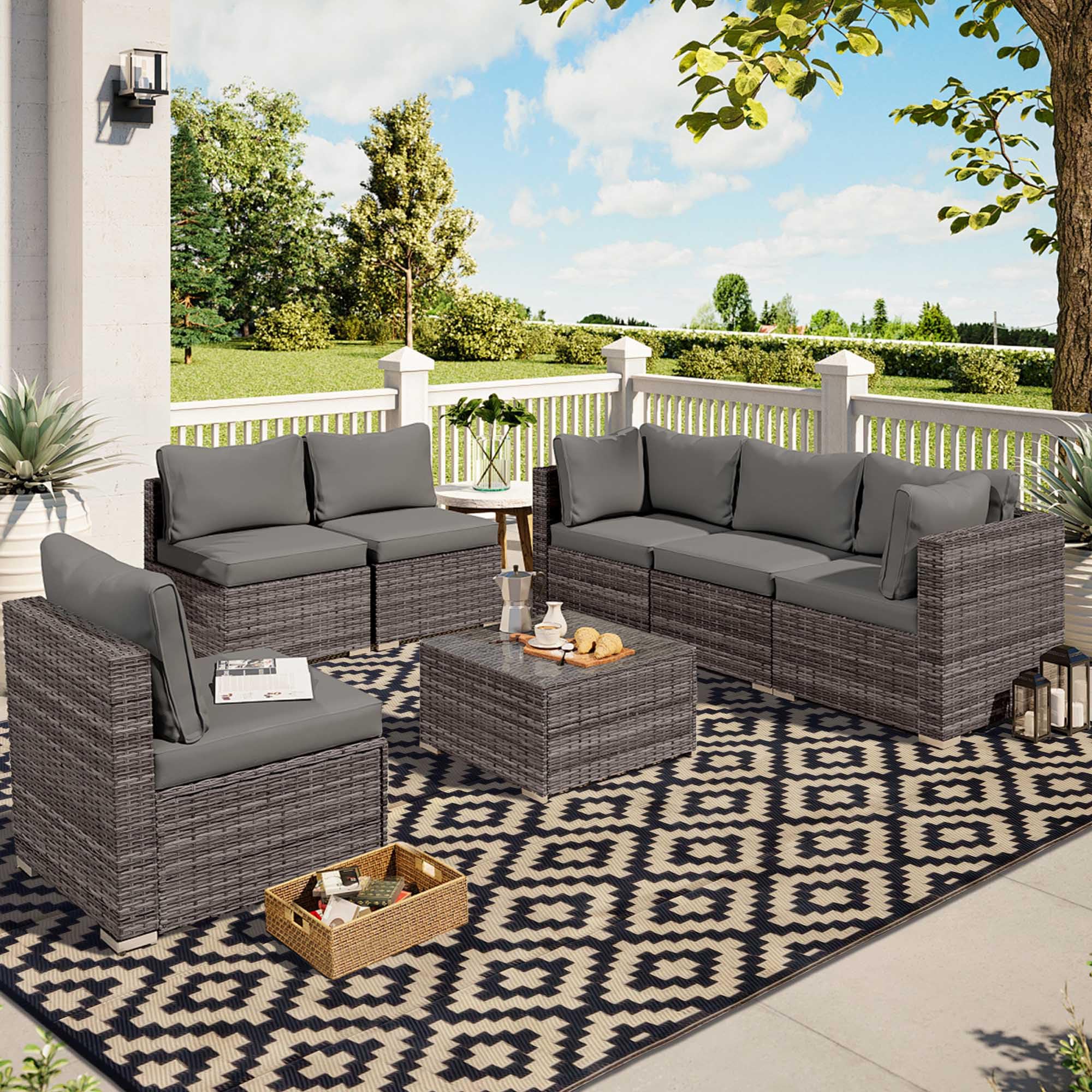 Amazon.com: SAND MINE Waterproof Outdoor Rug 8x10 ft, Plastic